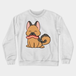 German Shepard with Bacon Crewneck Sweatshirt